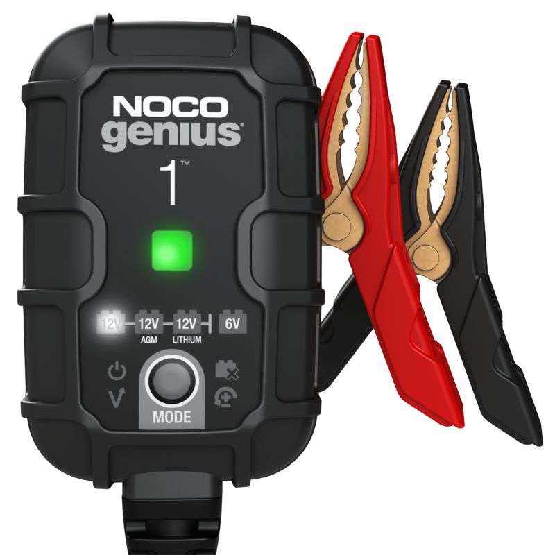 Noco GENIUS1 1A 6V/12V akulaadija